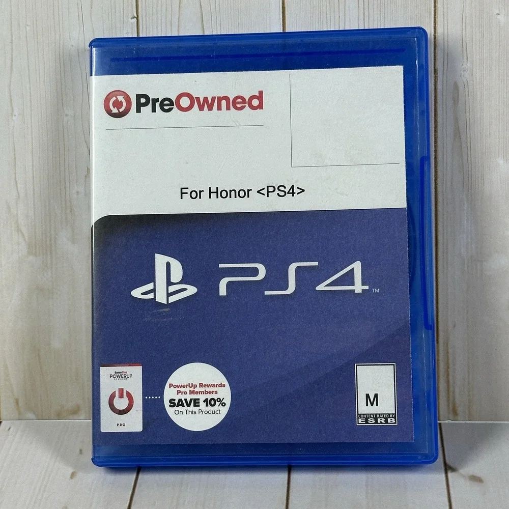 Battlefield‎ 1 & For Honor Playstation 4 PS4, No Manual, Near Mint Disc, Tested